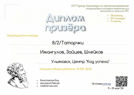 призёр 8-2-Татарчки